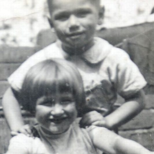 Joyce and her brother Dennis